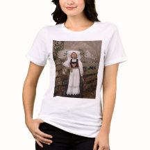 Fille de Hardanger en Norvège