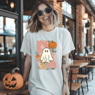 T-shirt En Tri-matière Fleur Boho Chute rose Fantôme