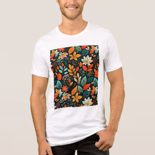 T-shirt En Tri-matière Floral Fleurs exotiques Motif-24193