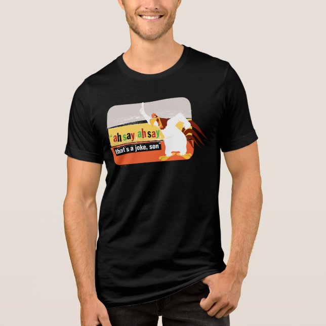 T-shirt En Tri-matière Foghorn C'est une blague, Fils (Recto)