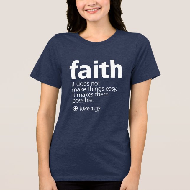 T-shirt En Tri-matière Foi (Recto)