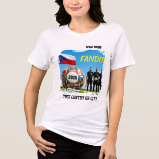 T-shirt En Tri-matière Football 2026 futbol République tchèque Nom person