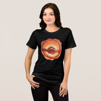 T-shirt En Tri-matière Force dans l'unité - Habille à main serrée concept
