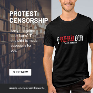 T-shirt En Tri-matière FREADOM Chemise Tri-Blend "Liberté de lire"