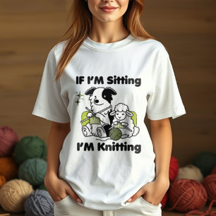 T-shirt En Tri-matière frontalier collie chien avec mouton tricot filé am