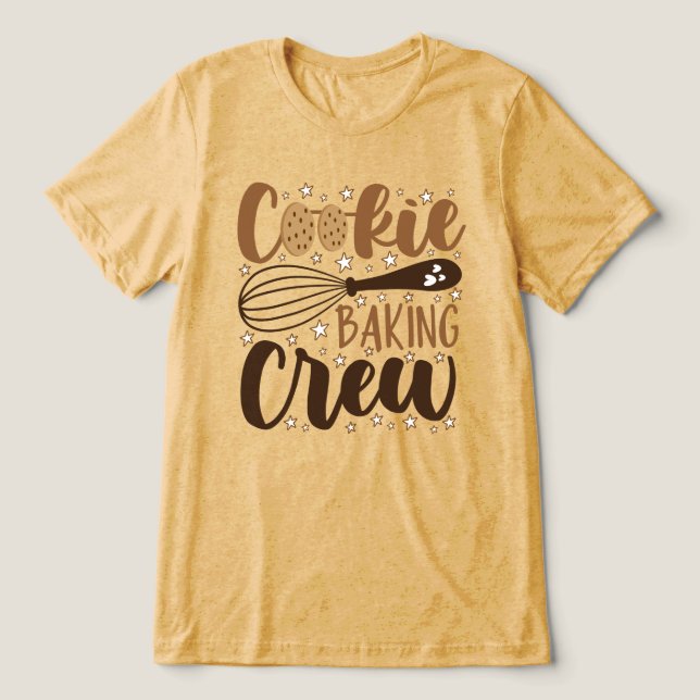 T-shirt En Tri-matière Fun Cookie Baking Creative (Design Recto)