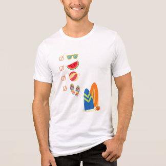 T-shirt En Tri-matière Fun Summer Beach Tri-Blend Shirt