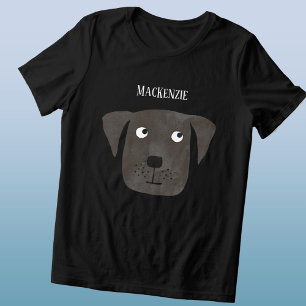T-shirt En Tri-matière Funny Black Labrador Retriever Chien Personnalisé
