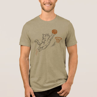 T-shirt En Tri-matière Funny Cute Hoops Cat