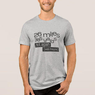 T-shirt En Tri-matière Funny Marathon 40 km 385 yards