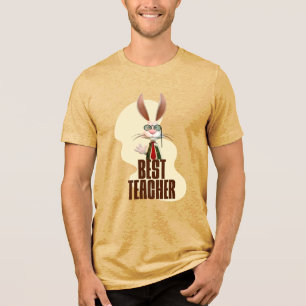 T-shirt En Tri-matière Funny Rabbit meilleur enseignant