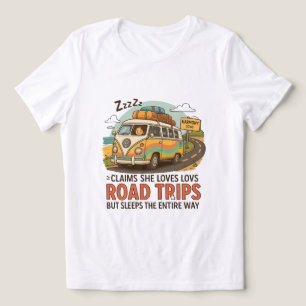 T-shirt En Tri-matière Funny Road Trip PNG