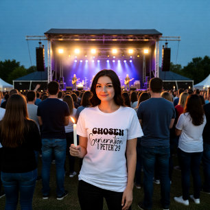 T-shirt En Tri-matière Génération choisie 1 Pierre 2:9 Affirmation