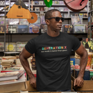 T-shirt En Tri-matière Génération X : Notre musique est meilleure