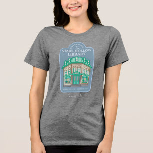 T-shirt En Tri-matière Gilmore Girls Bibliothèque Stars Hollow
