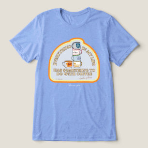 T-shirt En Tri-matière Gilmore Girls Graphique des devis de café