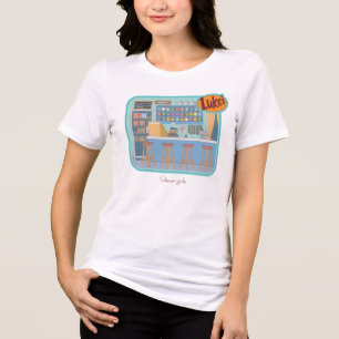T-shirt En Tri-matière Gilmore Girls   Luke's Diner Graphic