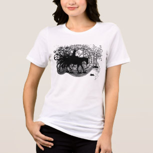 T-shirt En Tri-matière Gilr de vache grungé -