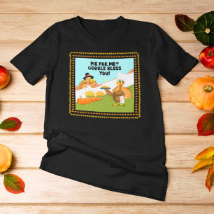 T-shirt En Tri-matière Gobble Bless You Funny Turquie's Friendsgiving