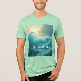 T-shirt En Tri-matière Golfe de l'Amérique océan mer vert vagues