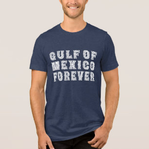 T-shirt En Tri-matière Golfe politique du Mexique pour toujours