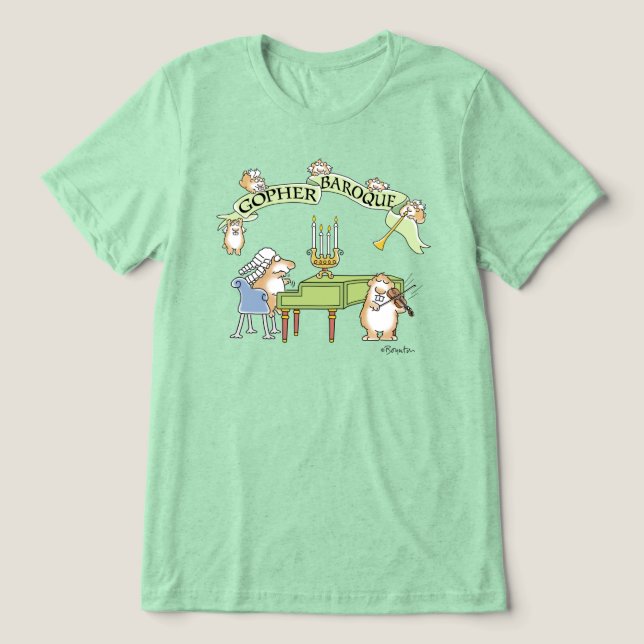 T-shirt En Tri-matière GOPHER BAROQUE par Sandra Boynton T-Shirt (Design Recto)