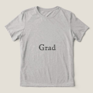T-shirt En Tri-matière Grad Gray Gris athlétique féminin