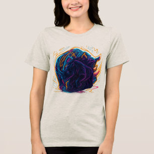 T-shirt En Tri-matière Graffiti Neon Rhino