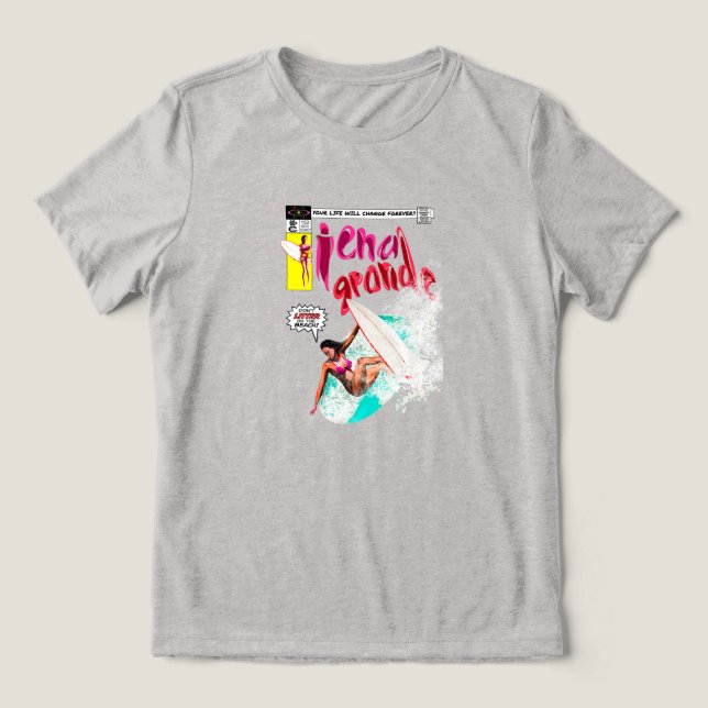 T-shirt En Tri-matière Grande île (Design Recto)