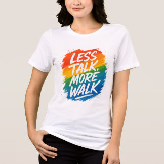 T-shirt En Tri-matière Graphique de motivation vibrant