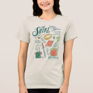 T-shirt En Tri-matière Graphisme de collage aquarelle THE SHIRE™