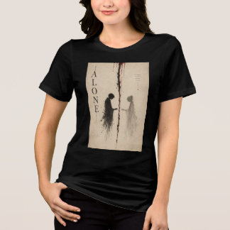 T-shirt En Tri-matière Graphisme de silhouette esthétique sombre seul