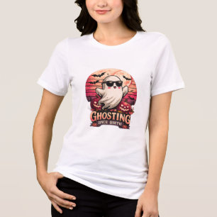 T-shirt En Tri-matière Graphisme fantôme drôle depuis la naissance pour H