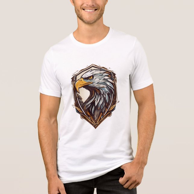 T-shirt En Tri-matière Gras Eagle Crest (Recto)