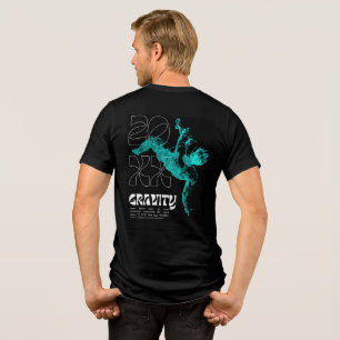 T-shirt En Tri-matière Gravity Dance 2025 - Dynamic Aqua Figure