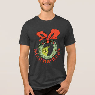 T-shirt En Tri-matière Grinch   C'est aussi joyeux que ça peut l'être