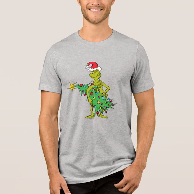 T-shirt En Tri-matière Grinch classique | Naughty (Recto)
