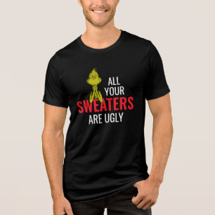 T-shirt En Tri-matière Grinch   Tous vos pulls sont laids
