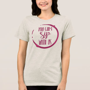 T-shirt En Tri-matière Groupe de Bachelorette sur le thème du Vin