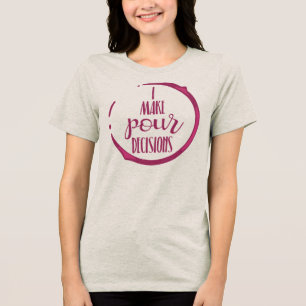 T-shirt En Tri-matière Groupe de Bachelorette sur le thème du Vin
