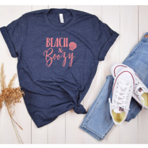 T-shirt En Tri-matière Groupe de fête de Bachelorette plage et boissons a