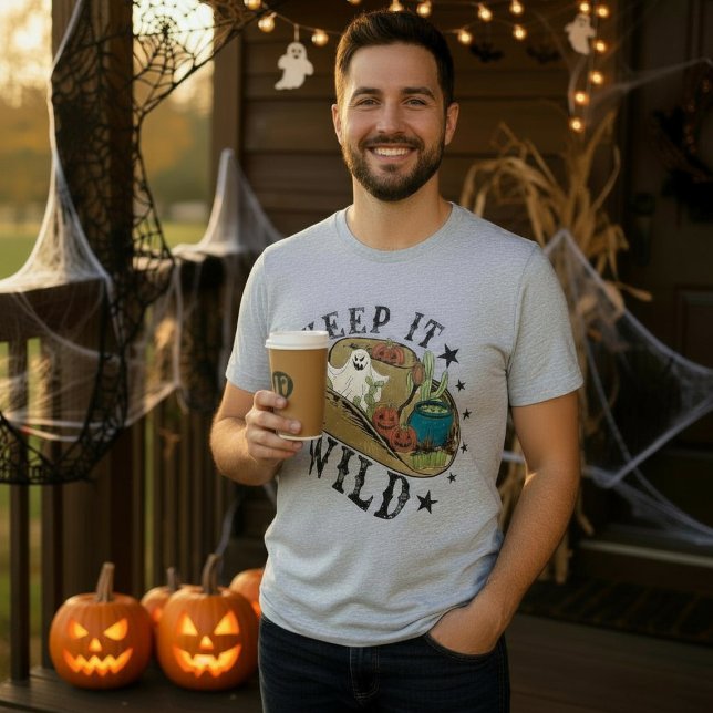 T-shirt En Tri-matière Halloween Cowboy Garde It Wild Country (Créateur téléchargé)
