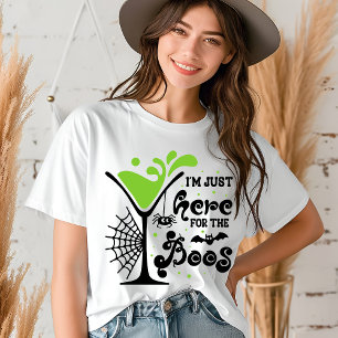 T-shirt En Tri-matière Halloween Je suis ici pour les Boos Drôle Boos