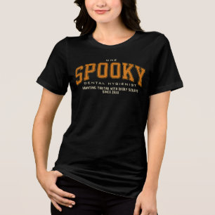 T-shirt En Tri-matière Halloween moderne Éffrayant Dental Hygiéniste Pers