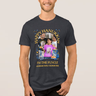 T-shirt En Tri-matière HAPPY HANOUKKA Custom Photo FUNCLE