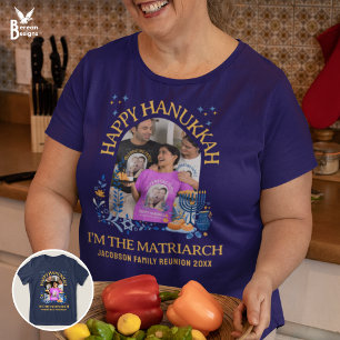 T-shirt En Tri-matière HAPPY HANOUKKA Custom Photo MATRIARCH