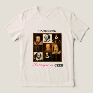 T-shirt En Tri-matière Hardcore Shakespeare Geek T - Chemise