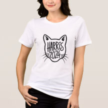 Harris 2024 Design de chat Tee politique