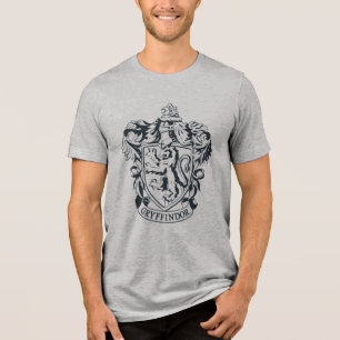 T-shirt En Tri-matière Harry Potter   Gryffindor Stencil Sketch