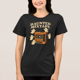 T-shirt En Tri-matière Hauné Mixtape Halloween Éffrayant Ghost Design